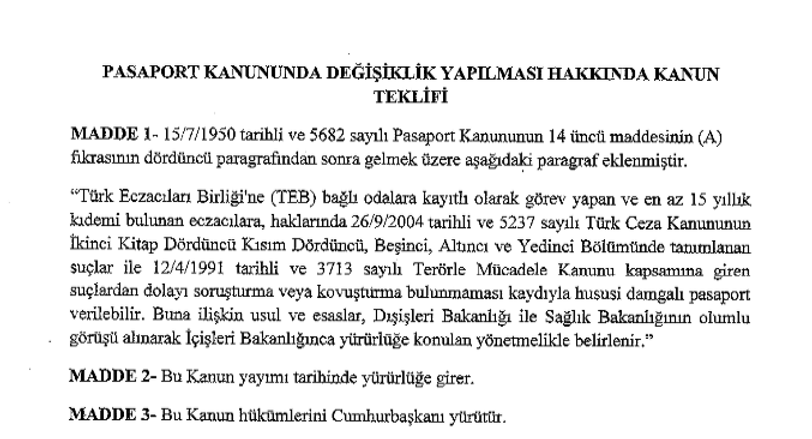 Eczacılara Yeşil Pasaport Verilmesi Kanun Teklifi TBMM'ye Sunuldu