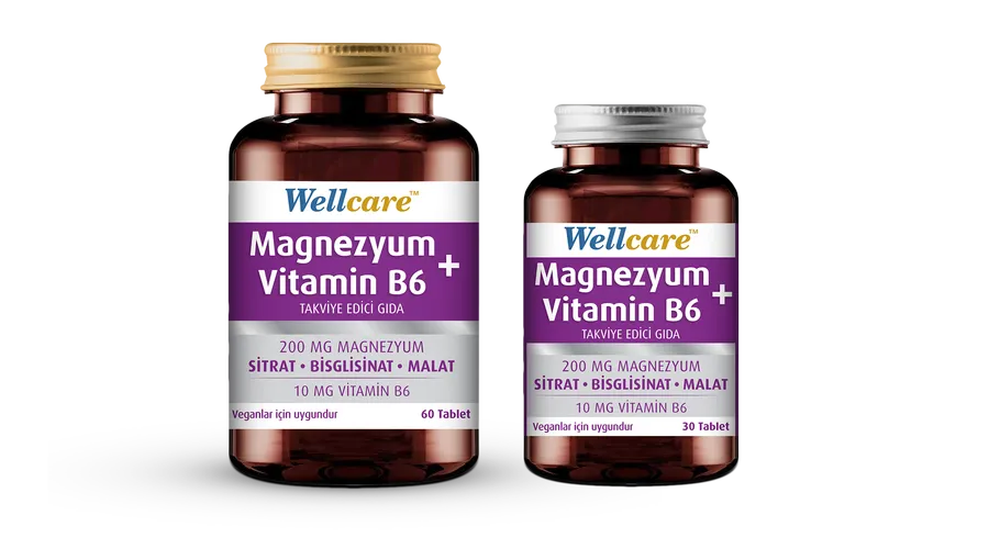 Yetişkinler İçin Magnezyum Kullanımının Önemi: Wellcare Magnezyum + B6